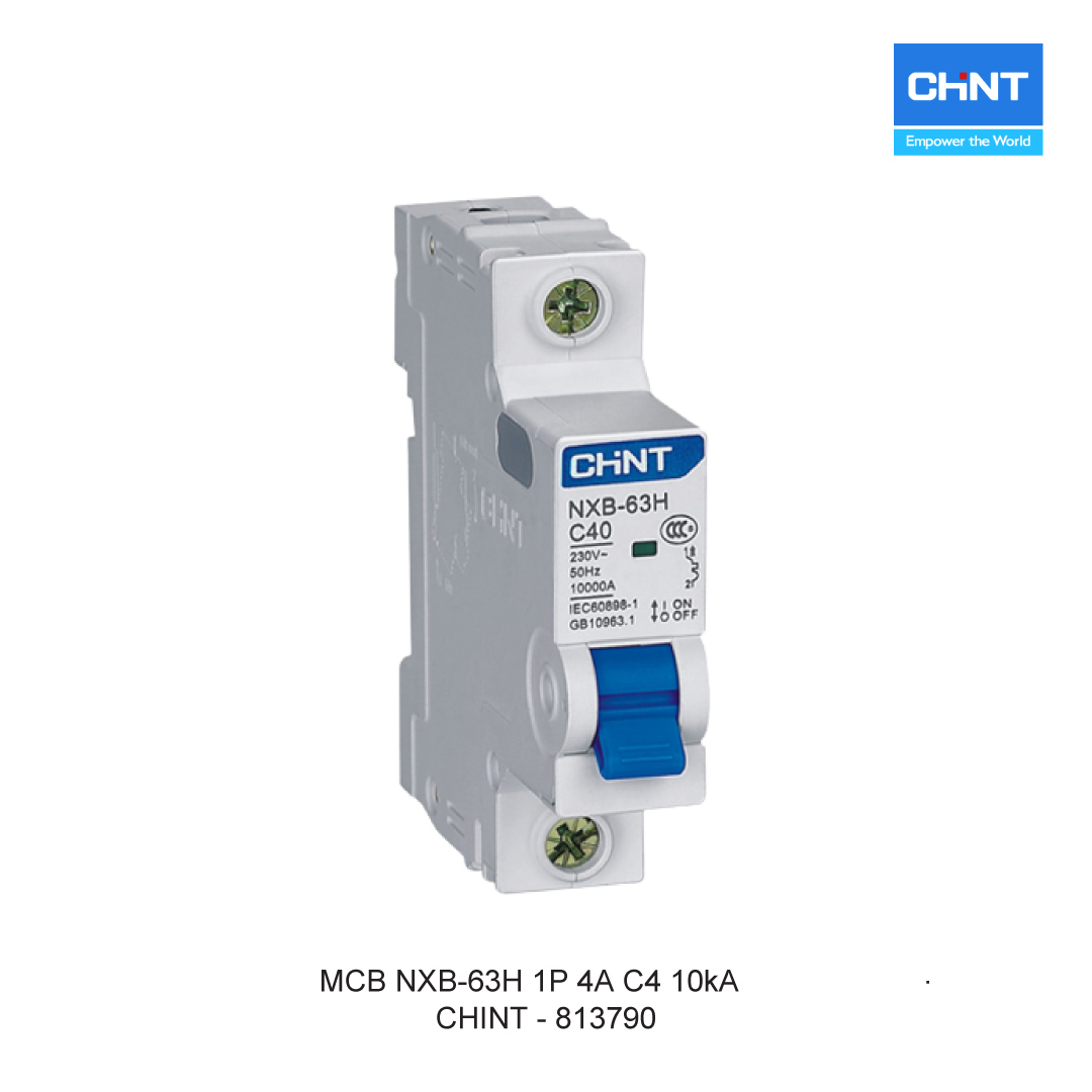 MCB NXB-63H 1P 4A C4 10kA