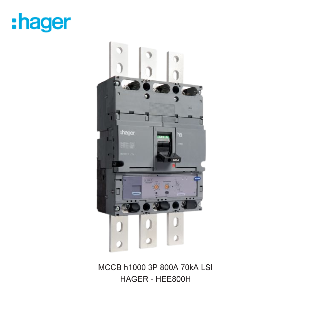 MCCB h1000 3P 800A 70kA LSI
