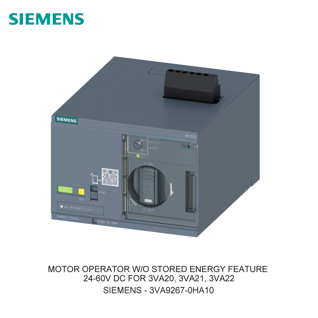 MOTOR OPERATOR W/O STORED ENERGY FEATURE 24-60V DC FOR 3VA20, 3VA21, 3VA22