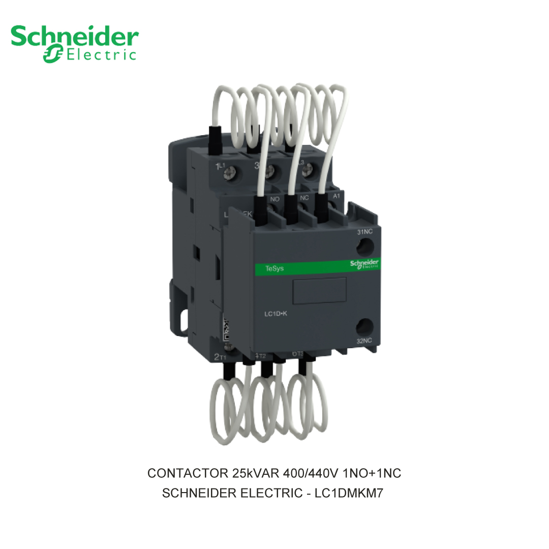 CONTACTOR 25kVAR 400/440V 1NO+1NC
