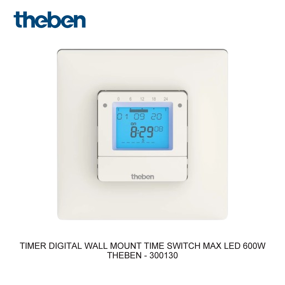 TIMER DIGITAL WALL MOUNT TIME SWITCH MAX LED 600W
