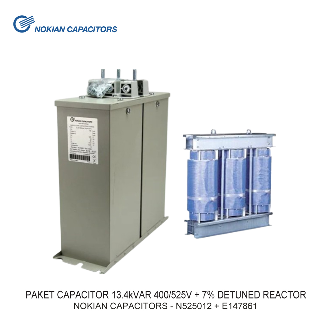 PAKET CAPACITOR 13.4kVAR 400/525V + 7% DETUNED REACTOR
