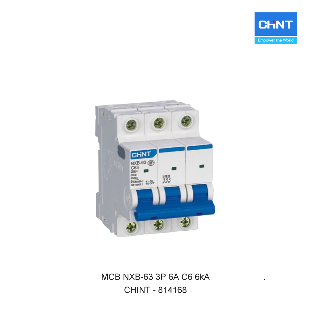 MCB NXB-63 3P 6A C6 6kA