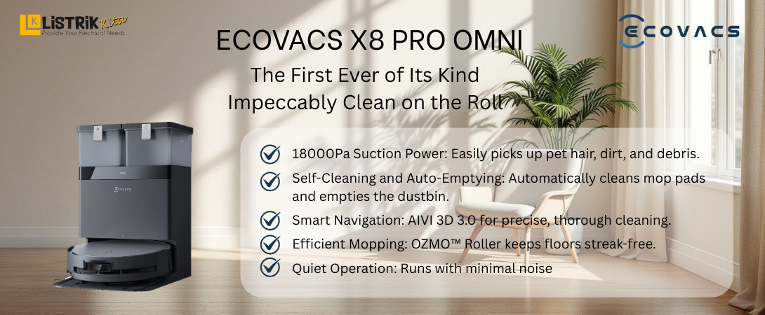 Ecovacs X8 Pro Omni: Robot Vacuum Cleaner Premium