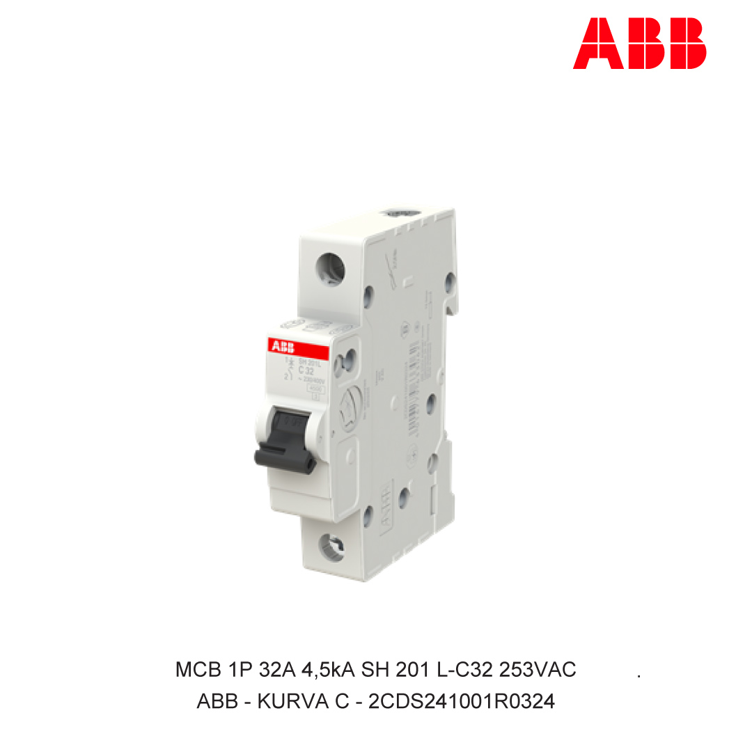 MCB 1P 32A 4,5kA KURVA C