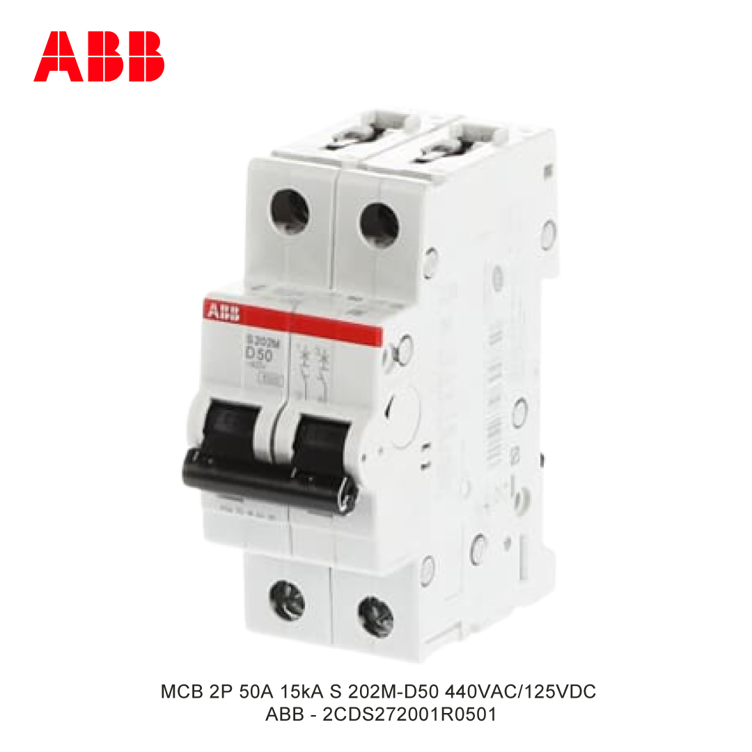 MCB 2P 50A 15kA CURVA D