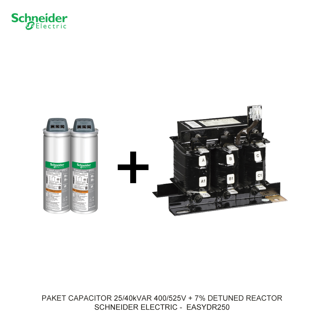 PAKET CAPACITOR 25/40kVAR 400/525V + 7% DETUNED REACTOR