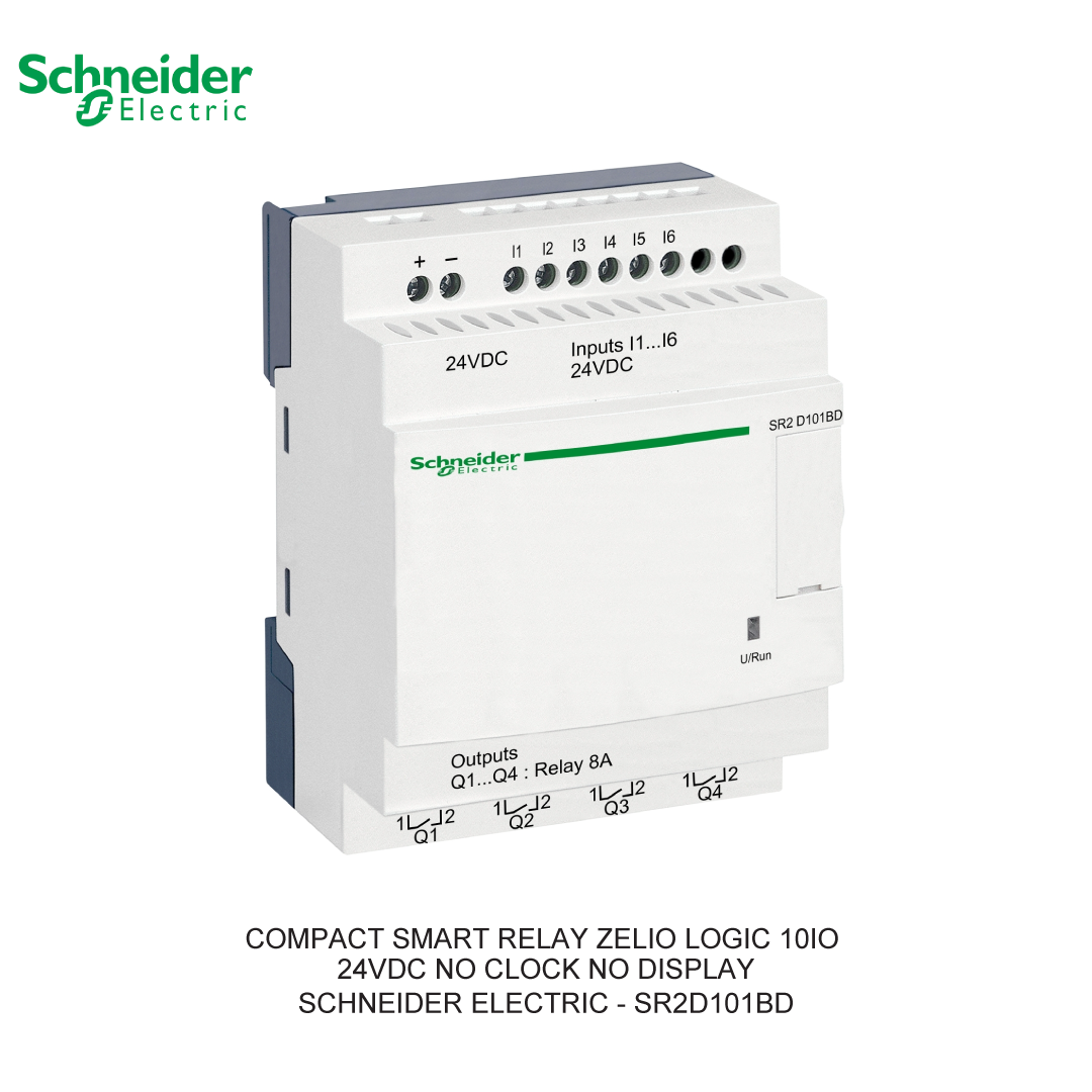 COMPACT SMART RELAY ZELIO LOGIC 10IO 24VDC NO CLOCK NO DISPLAY