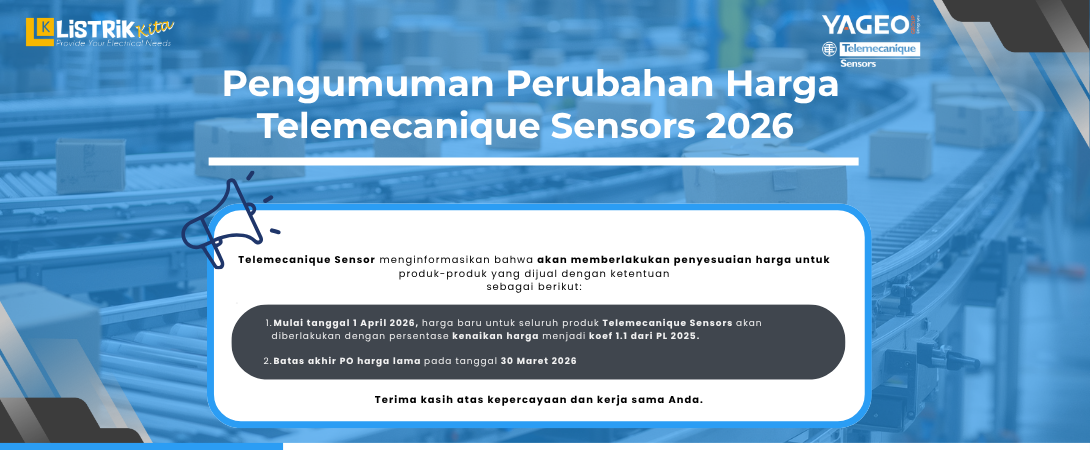 Kenaikan Harga Telemecanique Sensors April 2026
