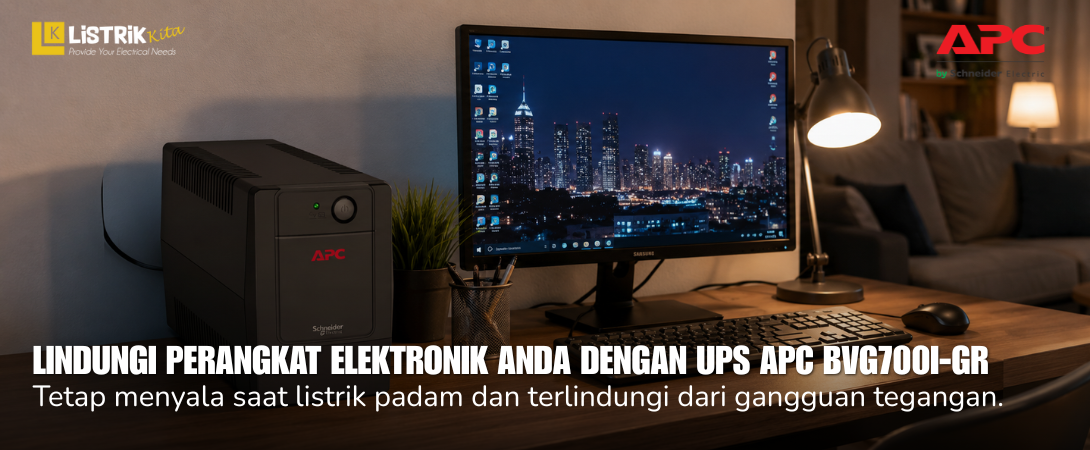 Keunggulan UPS APC BVG700I-GR untuk Rumah