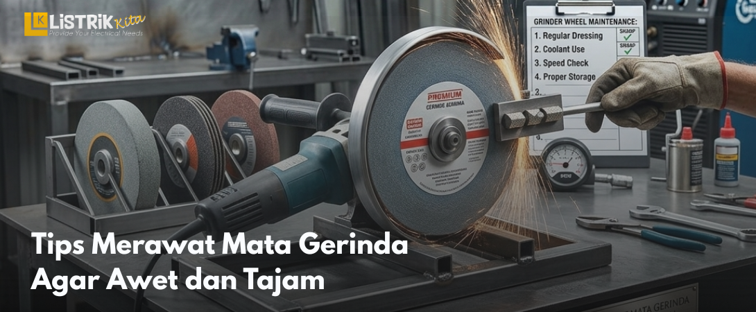 Tips Merawat Mata Gerinda Agar Awet dan Tajam