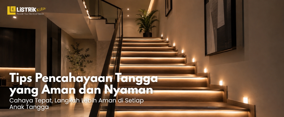 Cara Menerangi Tangga yang Aman dan Nyaman
