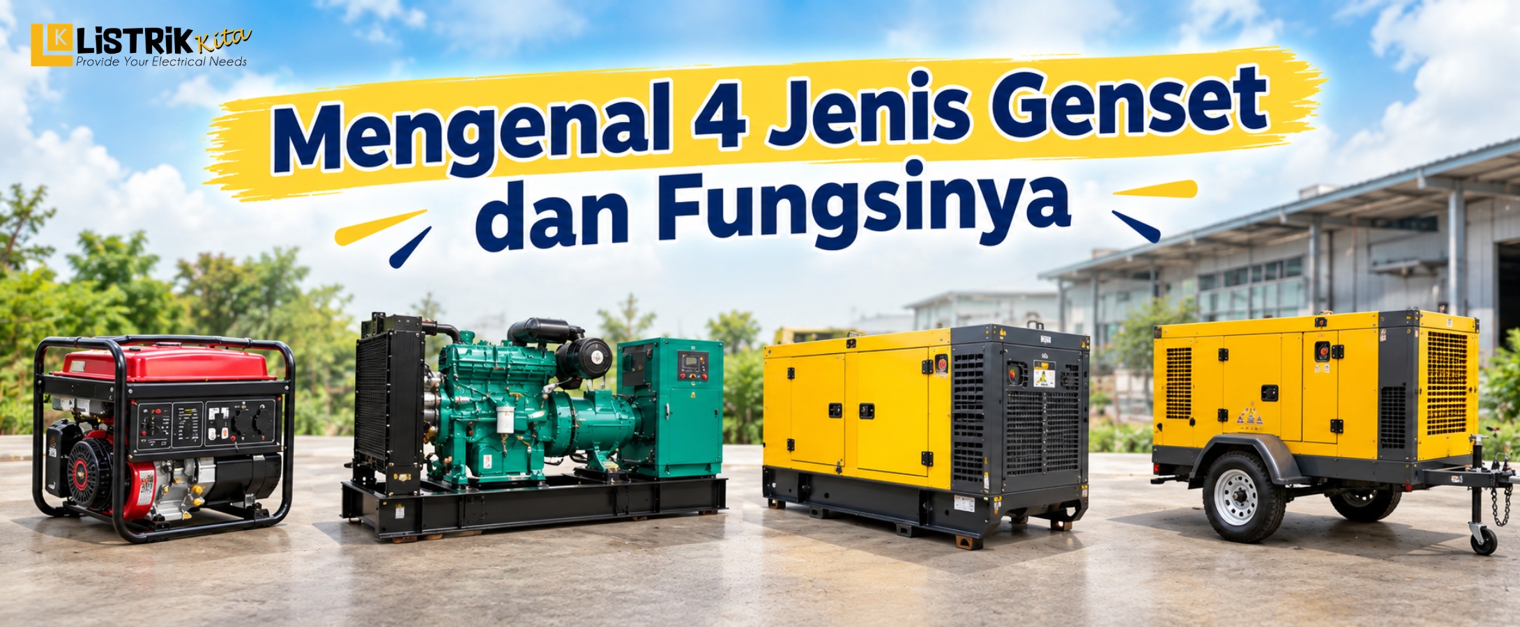 Mengenal 4 Jenis Genset dan Fungsinya