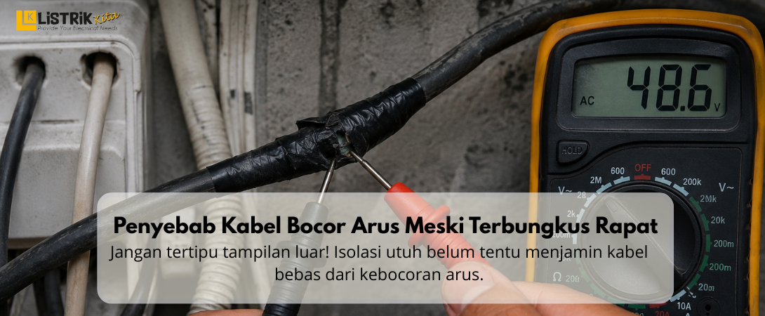 Penyebab Kabel Bocor Arus Meski Terbungkus Rapat