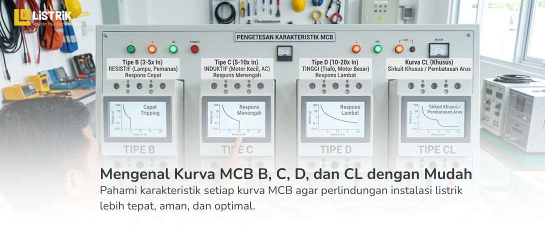 Mengenal Kurva MCB B, C, D, dan CL dengan Mudah