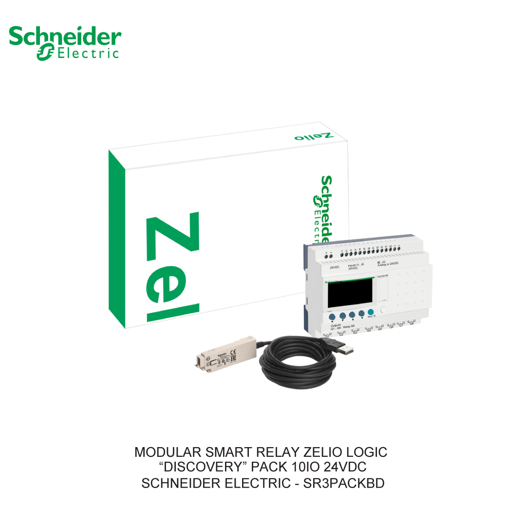 MODULAR SMART RELAY ZELIO LOGIC “DISCOVERY” PACK 10IO 24VDC