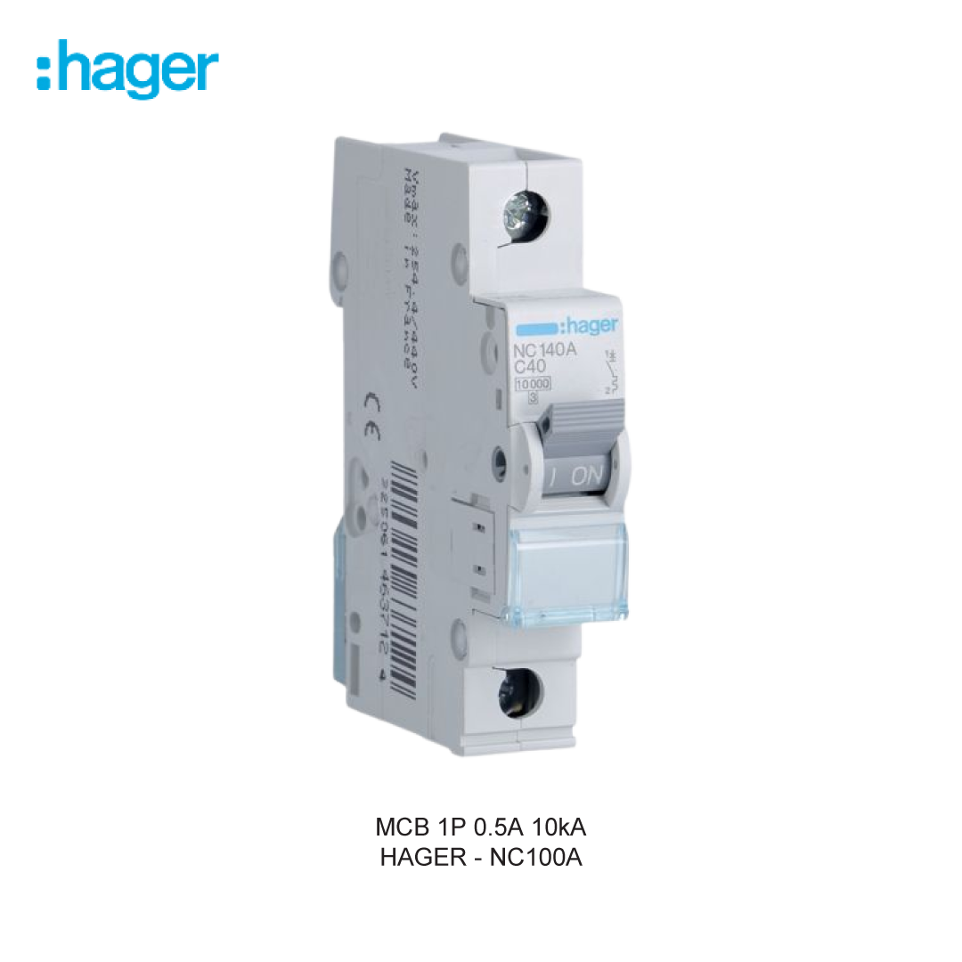 MCB 1P 0.5A 10kA KURVA C