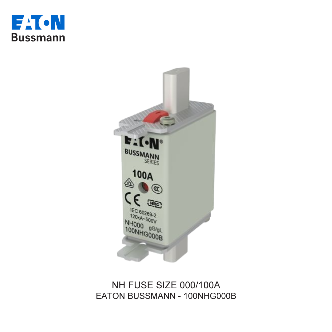 NH FUSE SIZE 000/100A