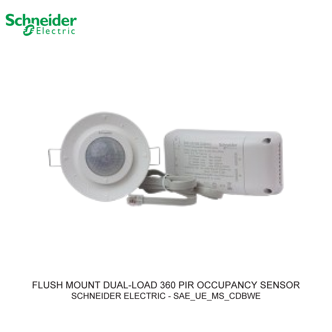 FLUSH MOUNT DUAL-LOAD 360 PIR OCCUPANCY SENSOR