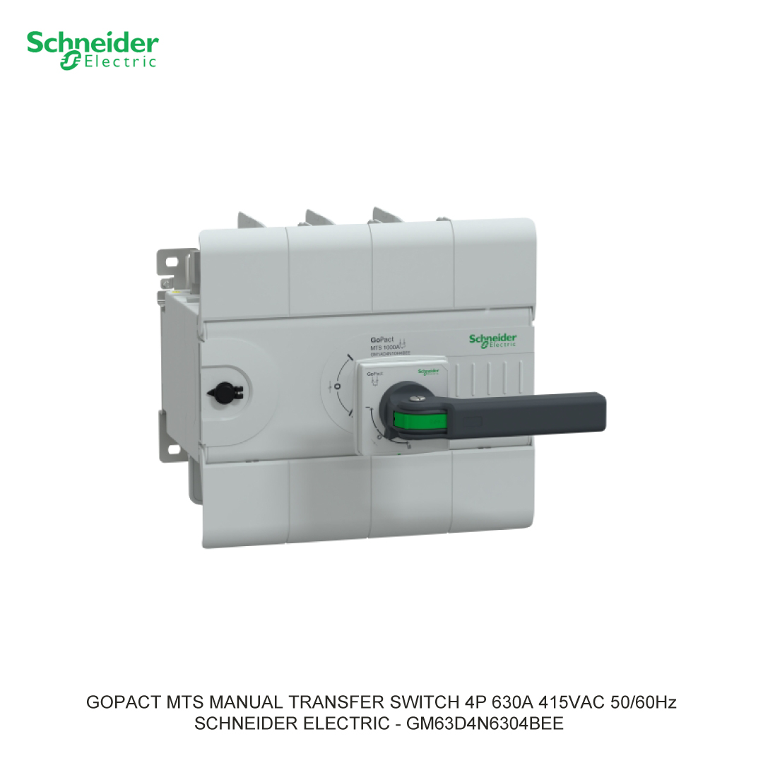 MANUAL TRANSFER SWITCH 4P 630A 415VAC 50/60Hz