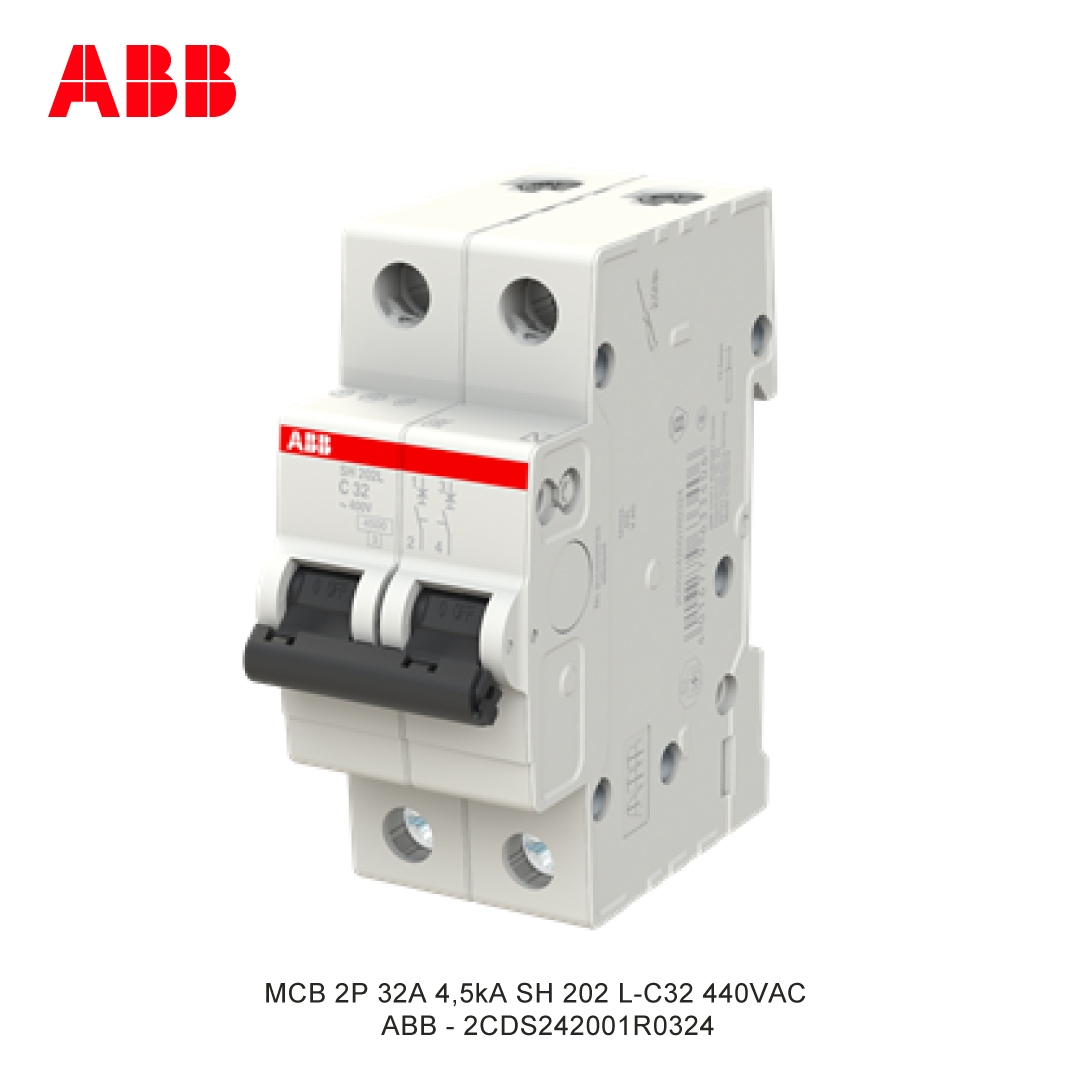 MCB 2P 32A 4,5kA CURVA C
