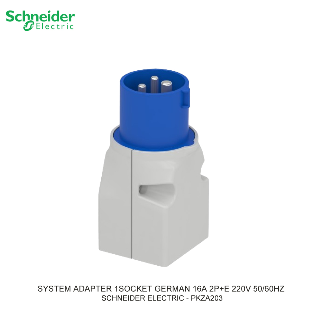 SYSTEM ADAPTER 1SOCKET GERMAN 16A 2P+E 220V 50/60HZ