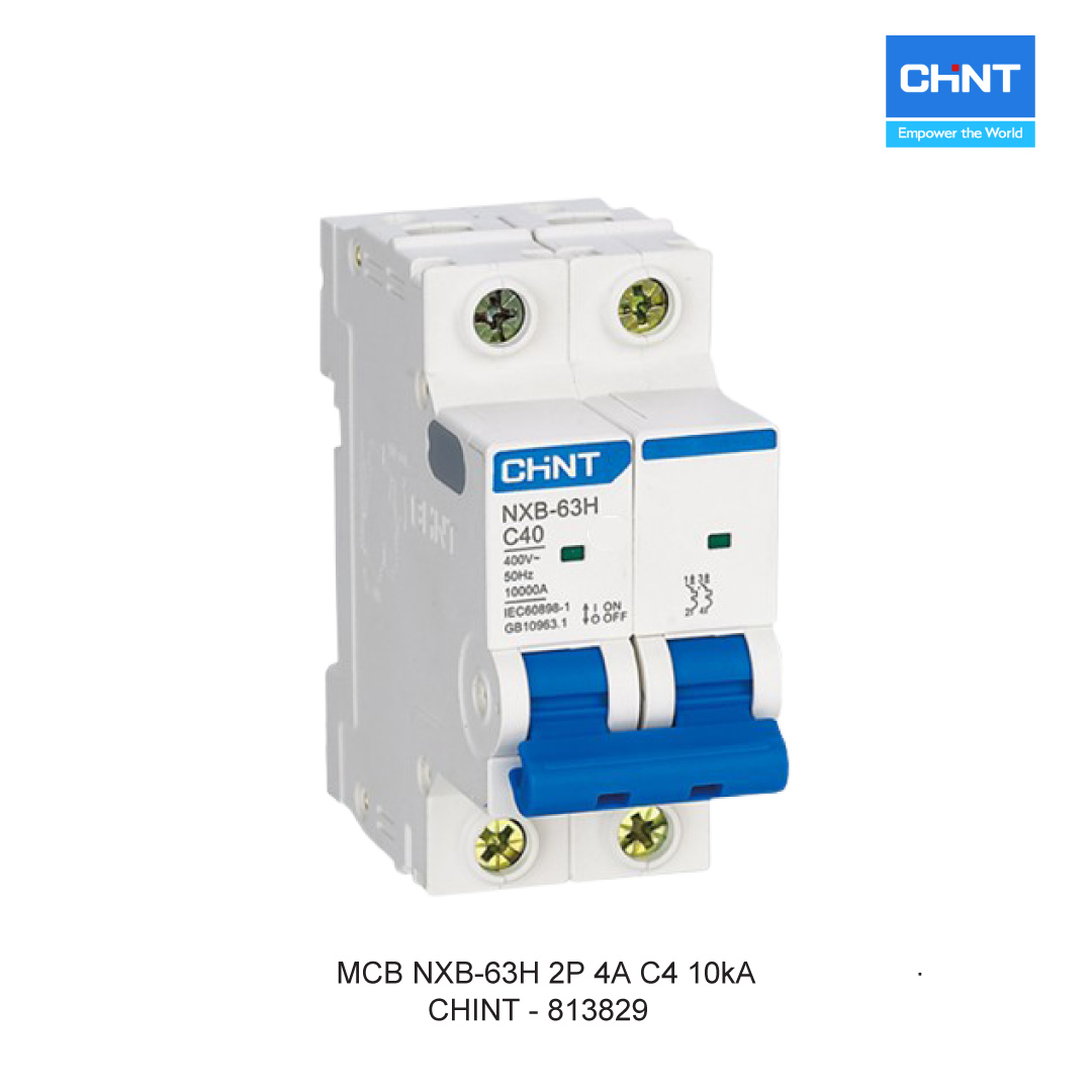 MCB NXB-63H 2P 4A C4 10kA