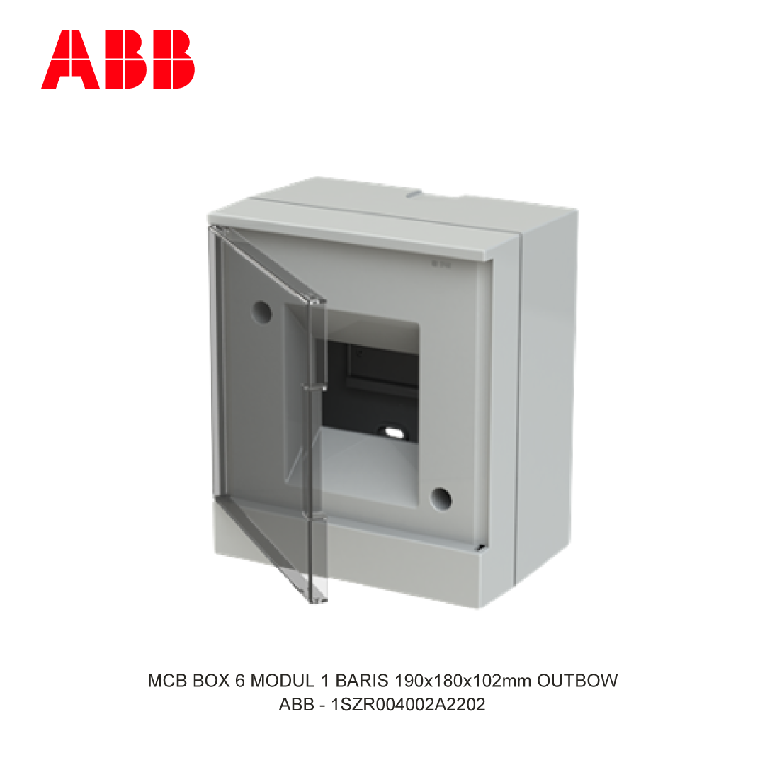 MCB BOX 6 MODUL 1 BARIS 190x180x102mm OUTBOW