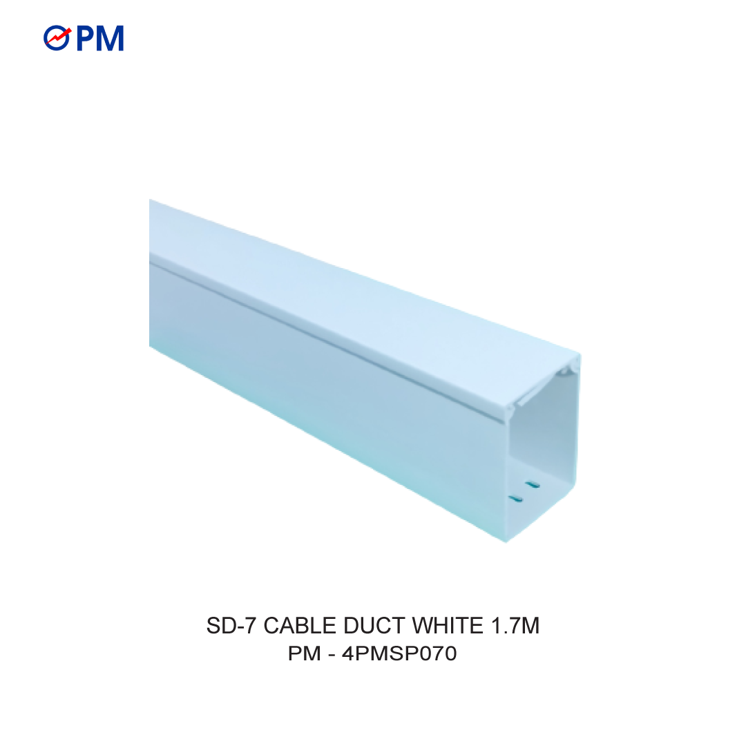 SD-7 CABLE DUCT WHITE 1.7M (Harga 1 Dus = 16 Batang)