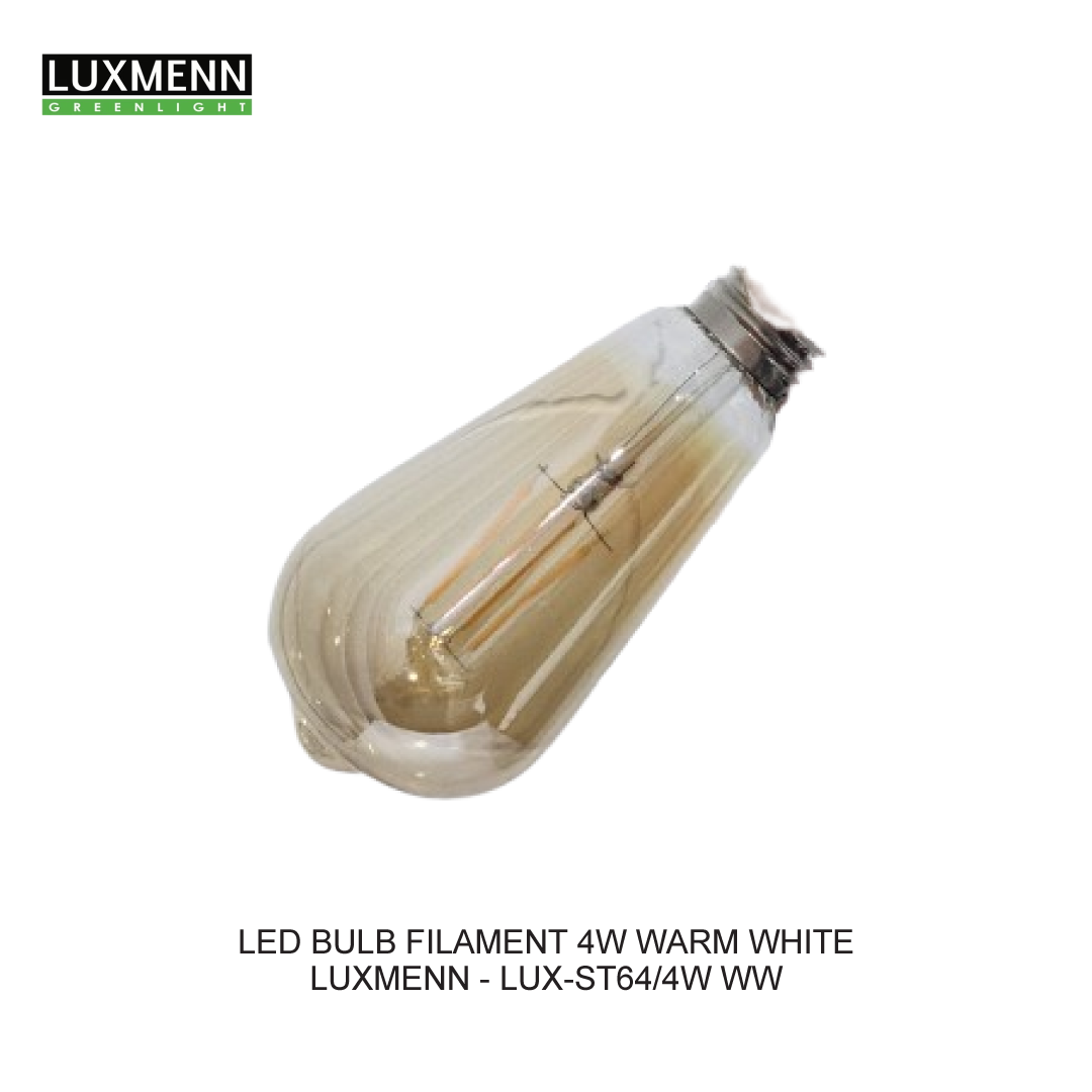 LED BULB FILAMENT 4W WARM WHITE