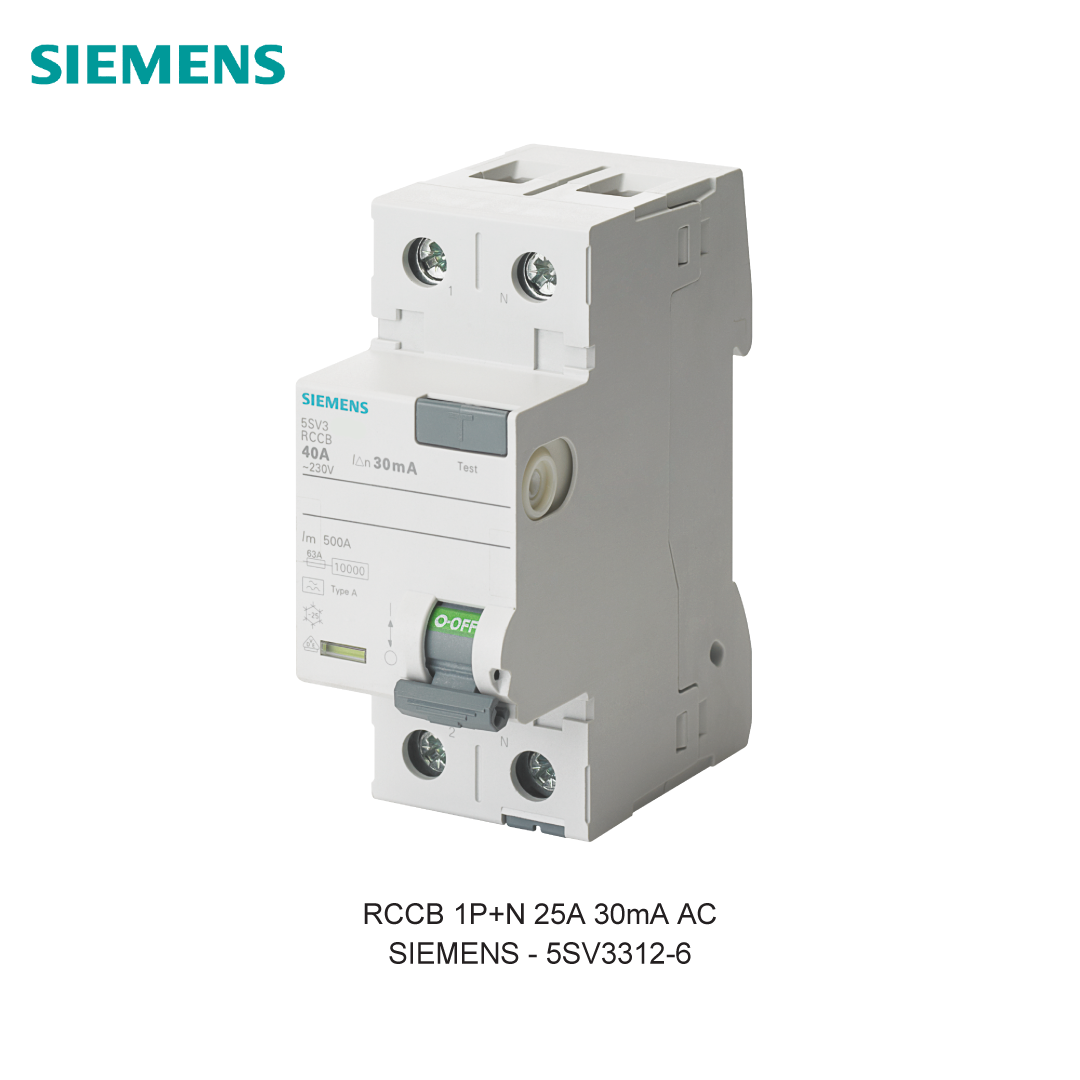RCCB 1P+N 25A 30mA AC