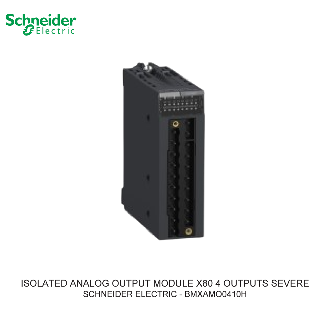 ISOLATED ANALOG OUTPUT MODULE X80 4 OUTPUTS SEVERE