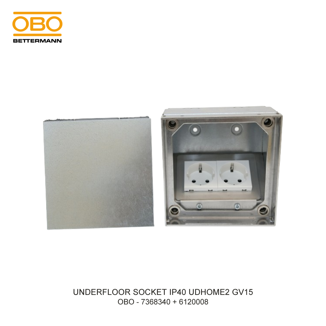 UNDERFLOOR SOCKET IP40 UDHOME2 GV15