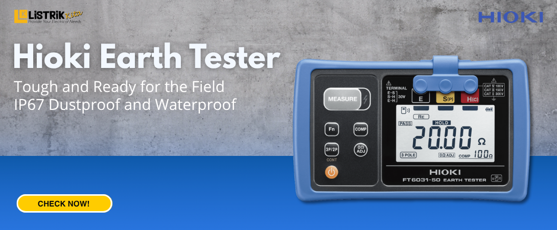 Hioki Earth Tester: Alat Ukur Grounding Akurat & Tahan Lama
