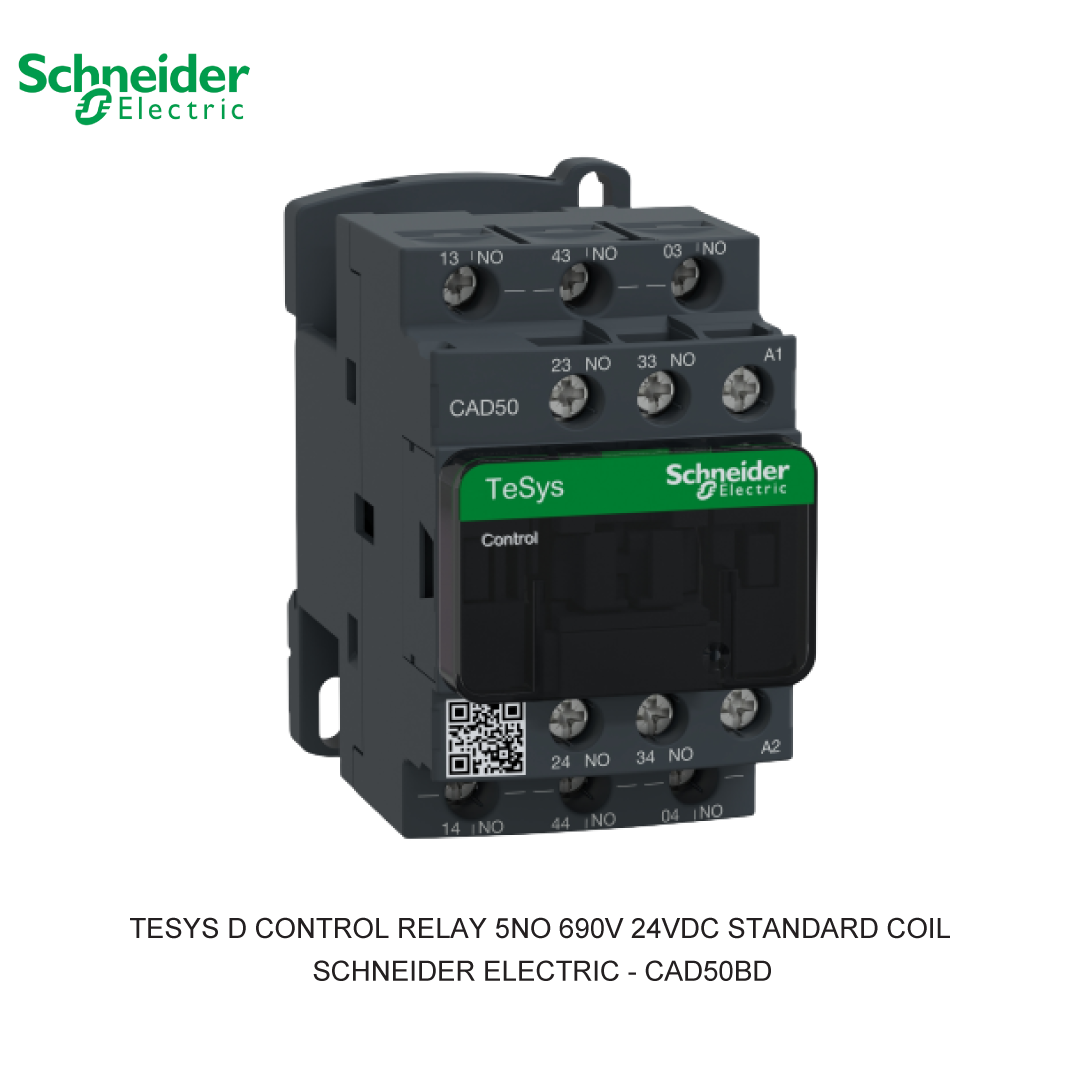TESYS D CONTROL RELAY 5NO 690V 24VDC STANDARD COIL
