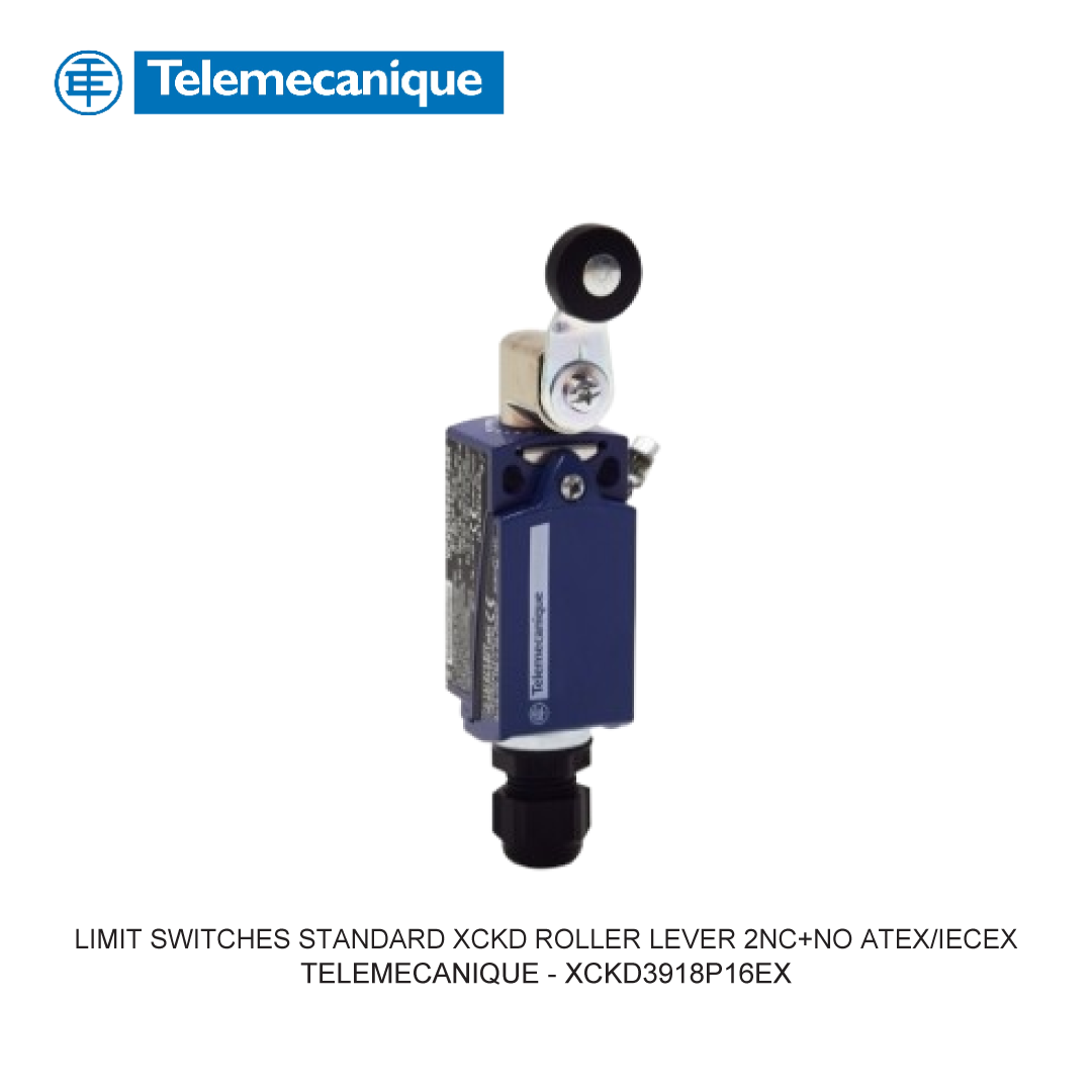 LIMIT SWITCHES STANDARD XCKD ROLLER LEVER 2NC+NO ATEX/IECEX