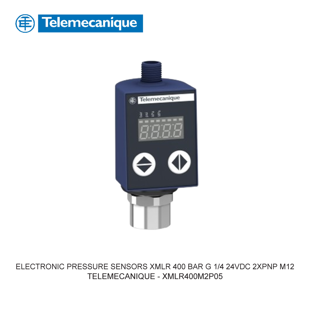 ELECTRONIC PRESSURE SENSORS XMLR 400 BAR G 1/4 24VDC 2XPNP M12