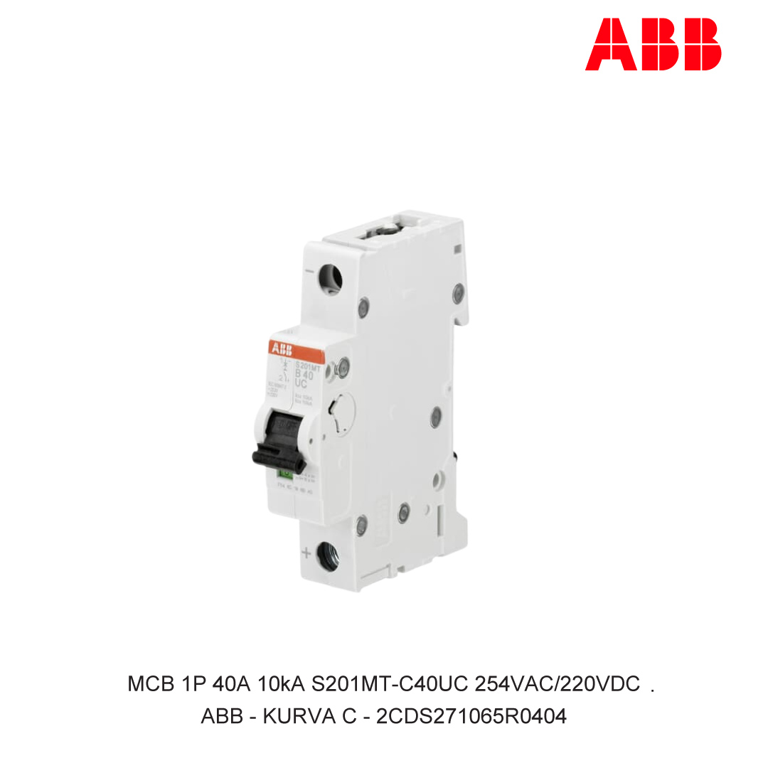 MCB 1P 40A 10kA KURVA C