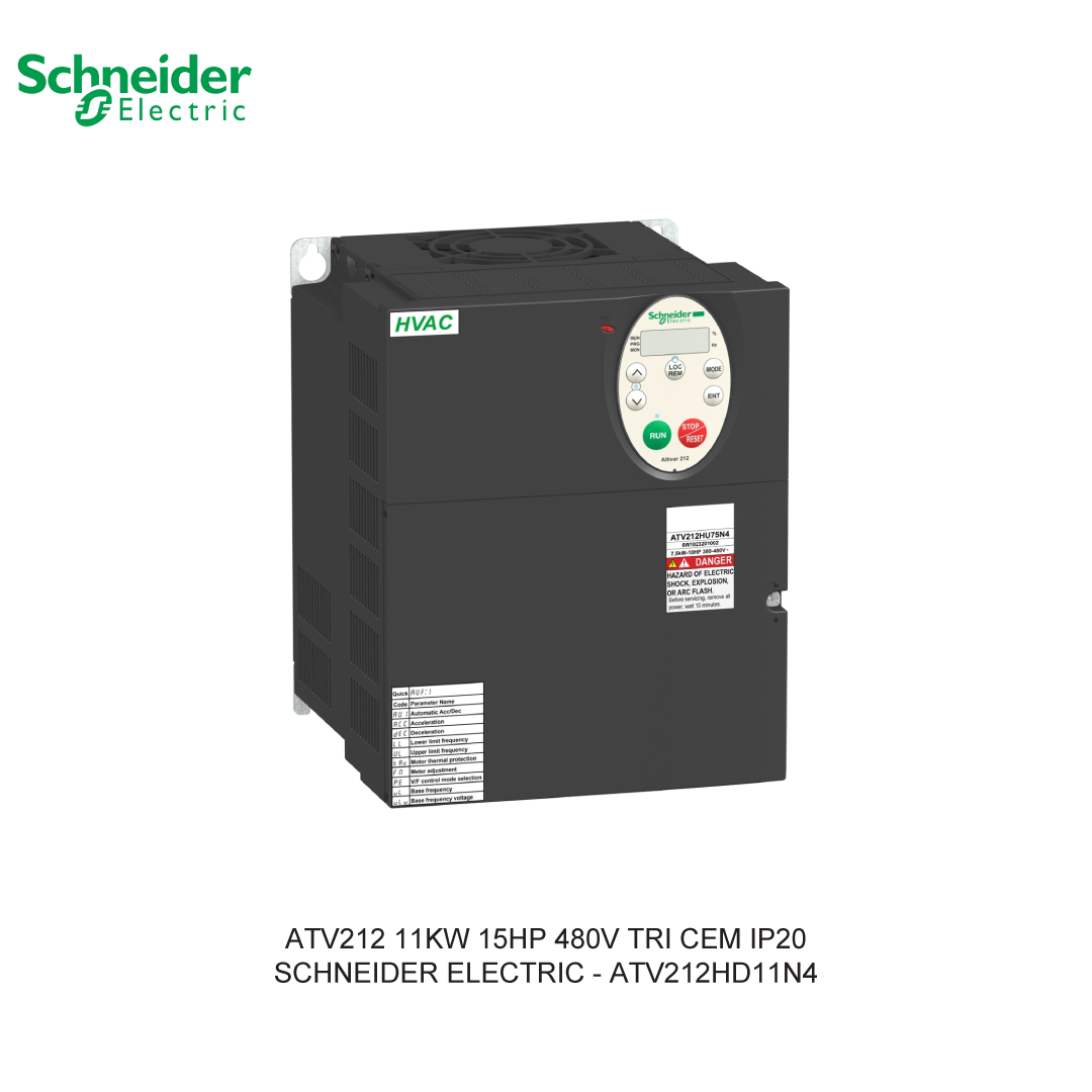 ATV212 11KW 15HP 480V TRI CEM IP20