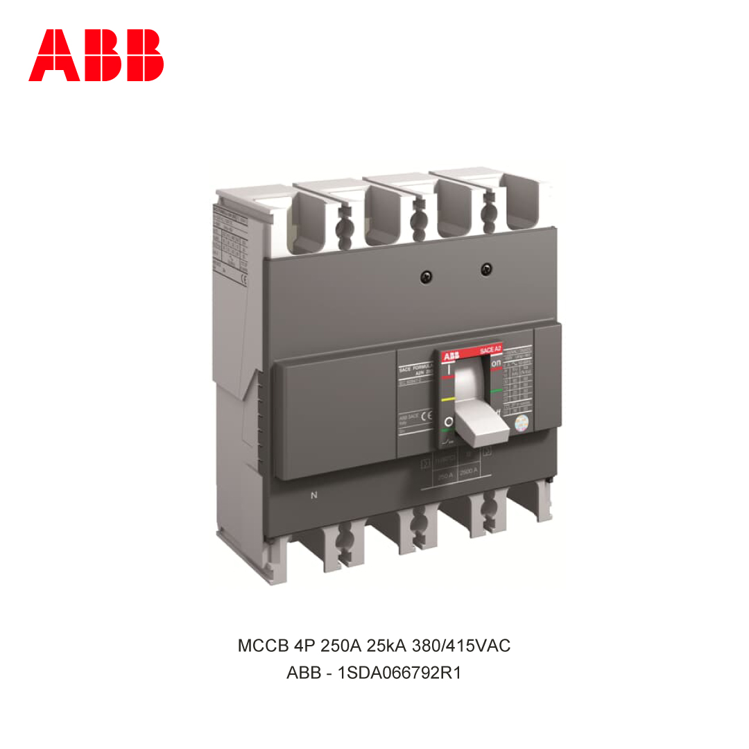 MCCB 4P 250A 25kA 380/415VAC