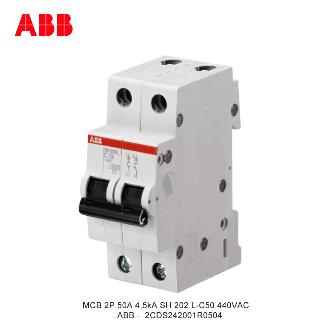 MCB 2P 50A 4,5kA CURVA C