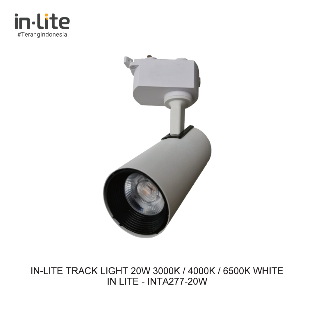 IN-LITE TRACK LIGHT 20W 3000K / 4000K / 6500K WHITE