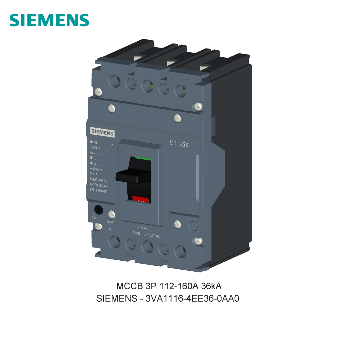 MCCB 3P 112-160A 36kA