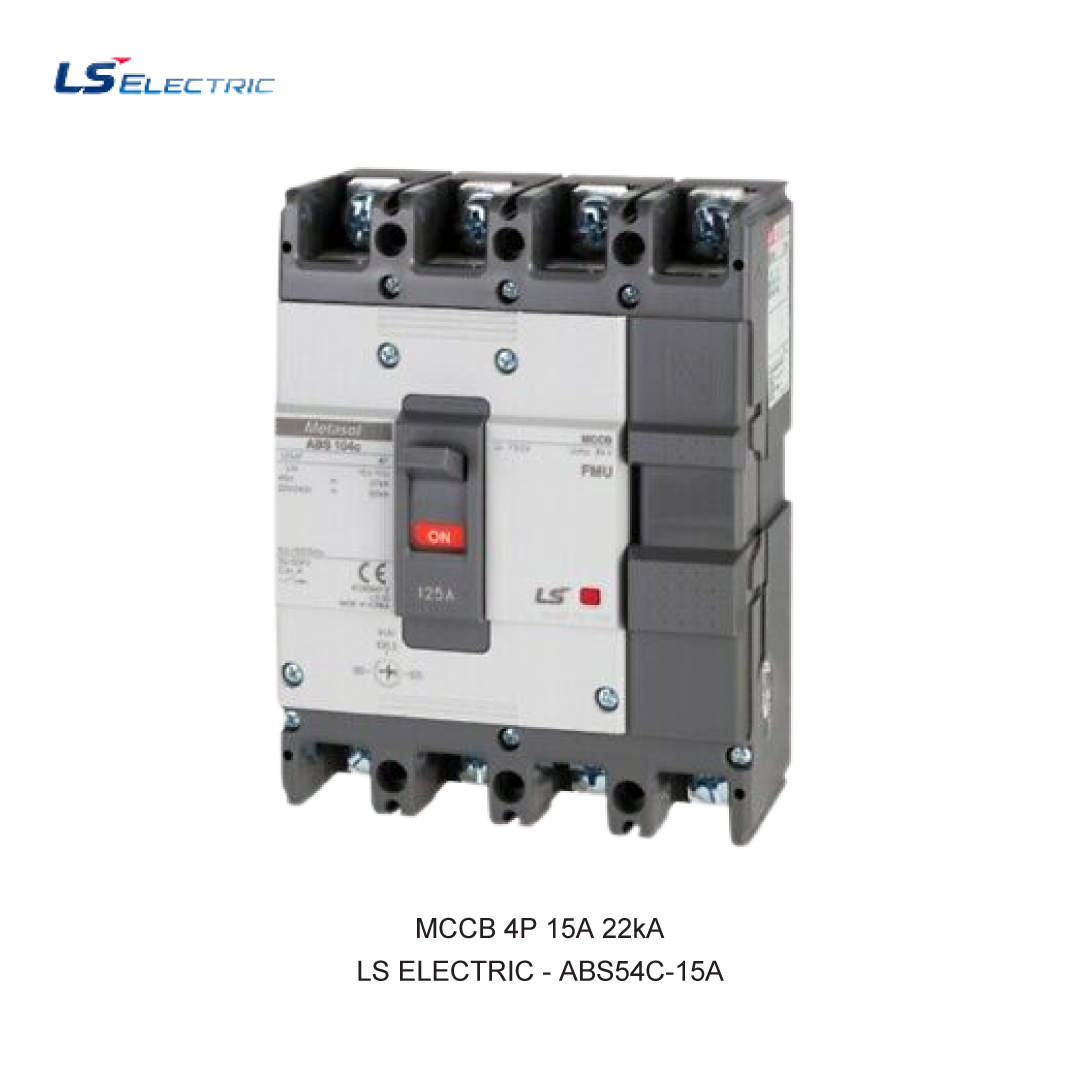 MCCB 4P 15A 22kA