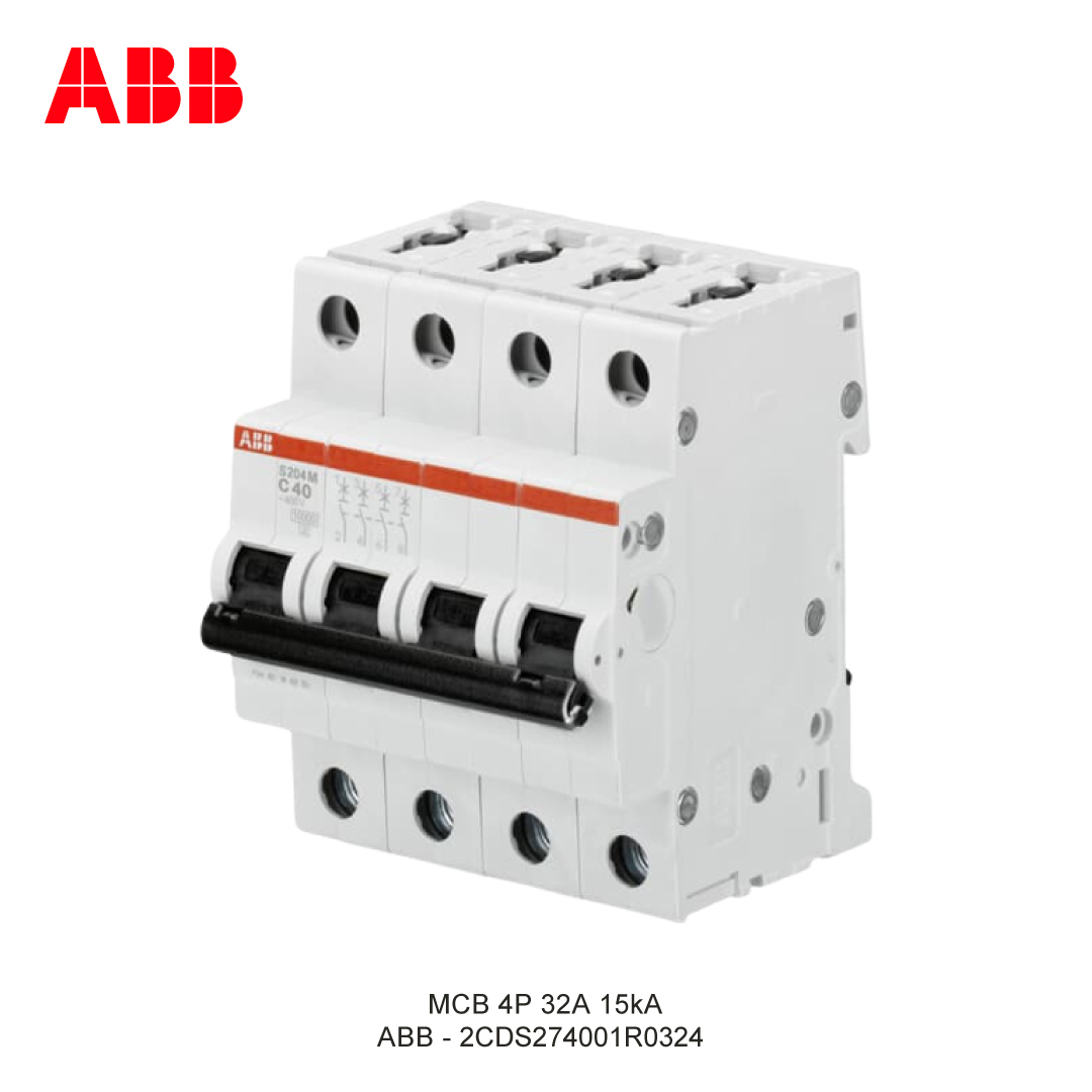 MCB 4P 32A 15kA KURVA D