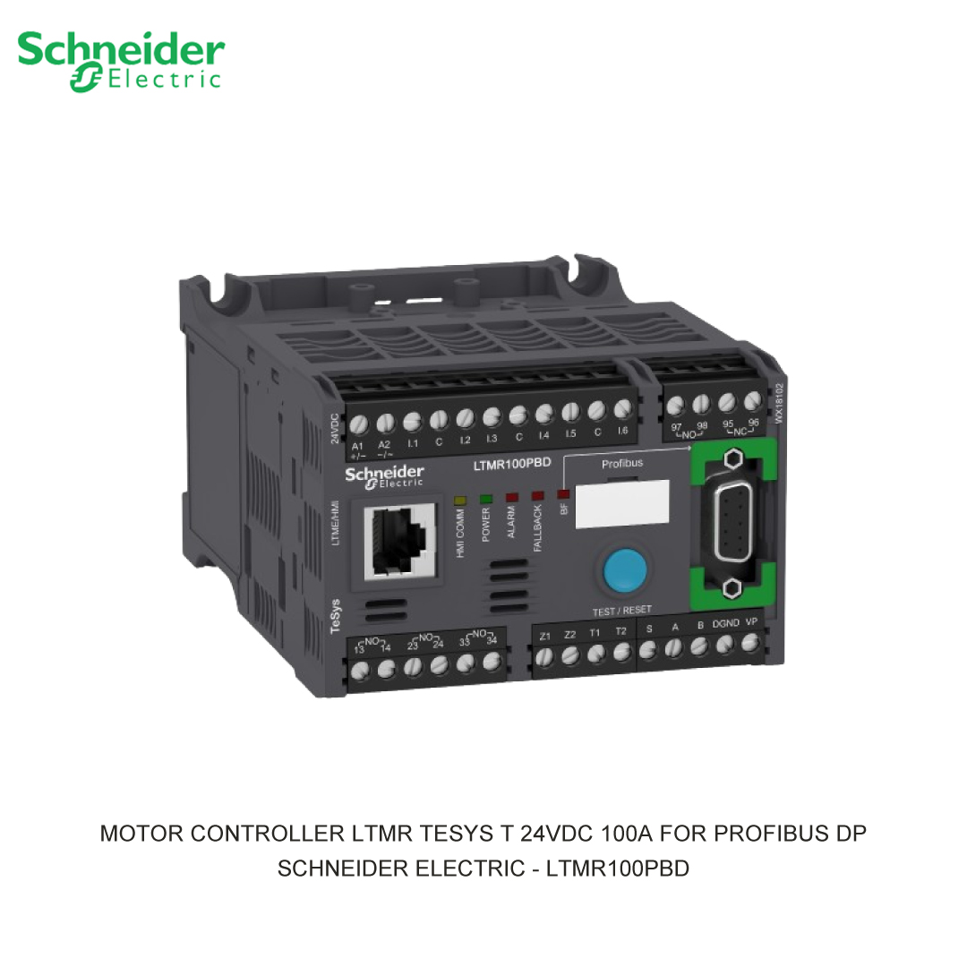 MOTOR CONTROLLER LTMR TESYS T 24VDC 100A FOR PROFIBUS DP