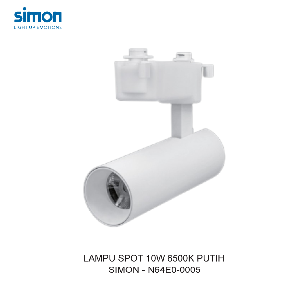 SIMON LAMPU SPOT 10W 6500K PUTIH