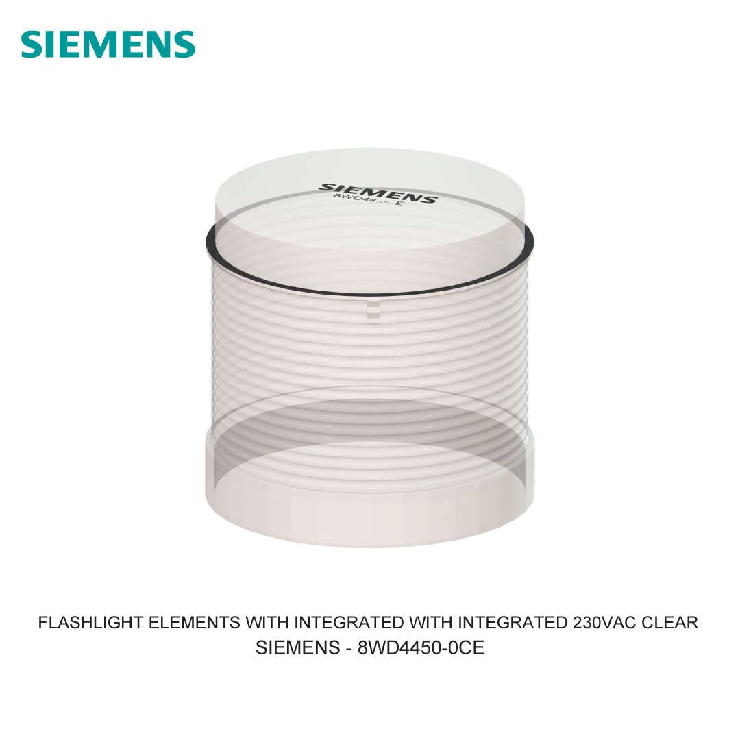 FLASHLIGHT ELEMENTS WITH INTEGRATED WITH INTEGRATED 230VAC CLEAR