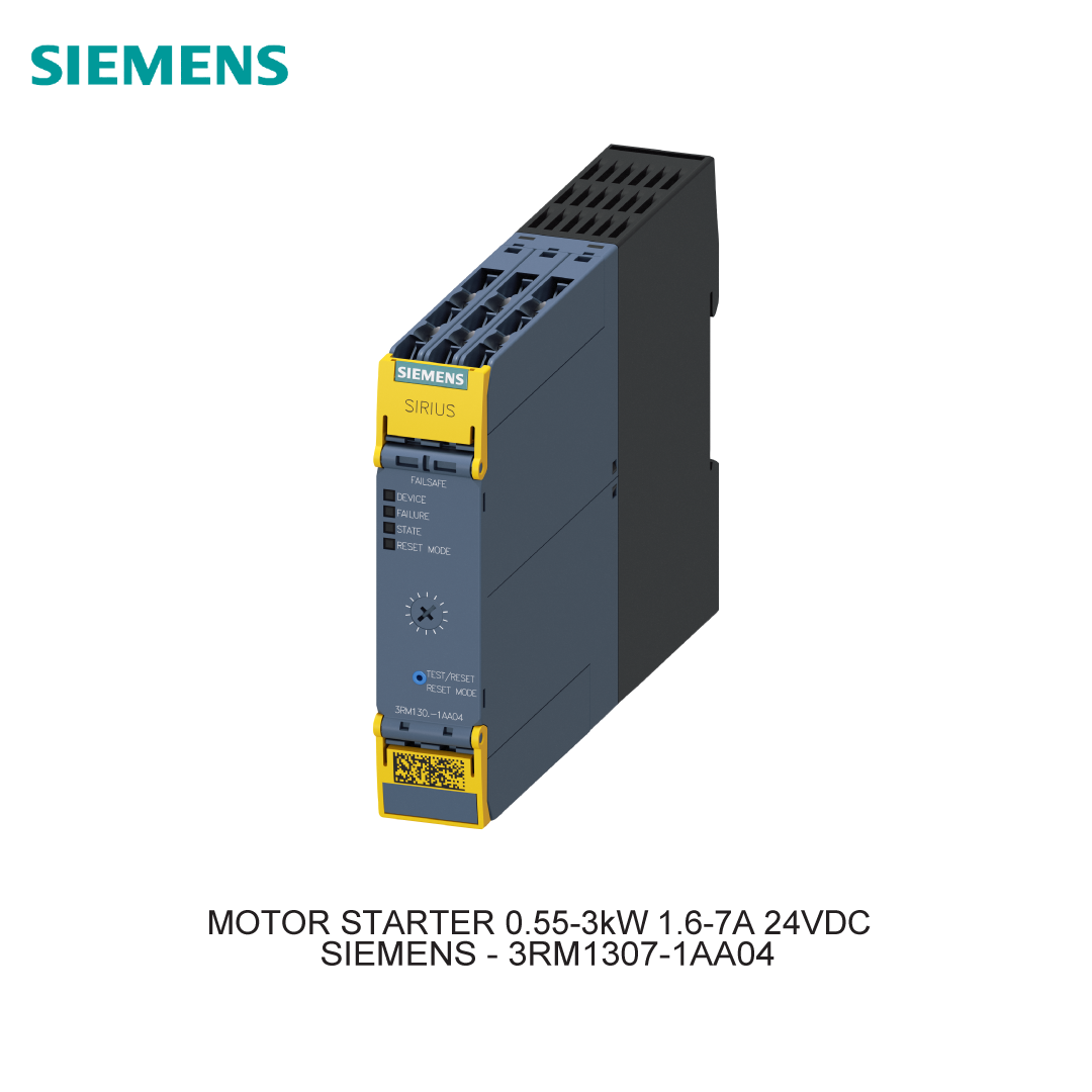 MOTOR STARTER 0.55-3kW 1.6-7A 24VDC
