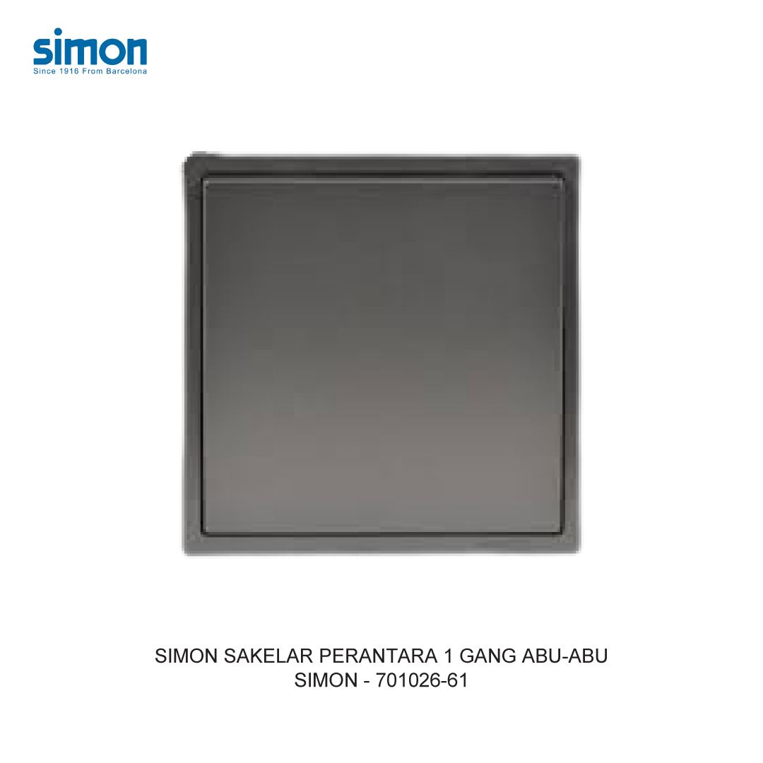 SIMON i7 1 GANG MODULE GREY